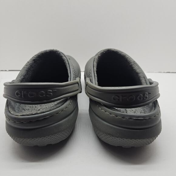 Crocs Classic Clogs Faux Fur Lined 203591 Mens Sz 7 Women's Sz 9 Dual Comfort - Picture 5 of 8